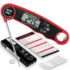 Digital Meat Thermometer Food Thermometer with Backlight LCD Magnet and Corkscrew,Super Waterproof Kitchen Cooking Thermometer Probe for Baking, BBQ