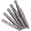 5Pcs Screw Extractor, Broken Screw Remover Set for Stainless Steel 8.8-12.9 Grade Bolts