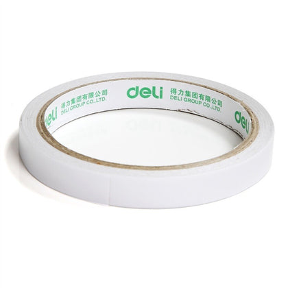 6 Pieces Cotton Paper Double Sided Tape 12mm * 9100mm * 80um (white) (24 Rolls / Bag)