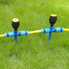 6 Pieces 360 Degree Automatic Rotary Sprinkler Watering Artifact Sprinkling Green Lawn Watering Garden Vegetable Agricultural Cooling Irrigation Sprinkler 4 Points Mcgonagall Sprinkler + Ground Plug + 4 Points Quick Connect