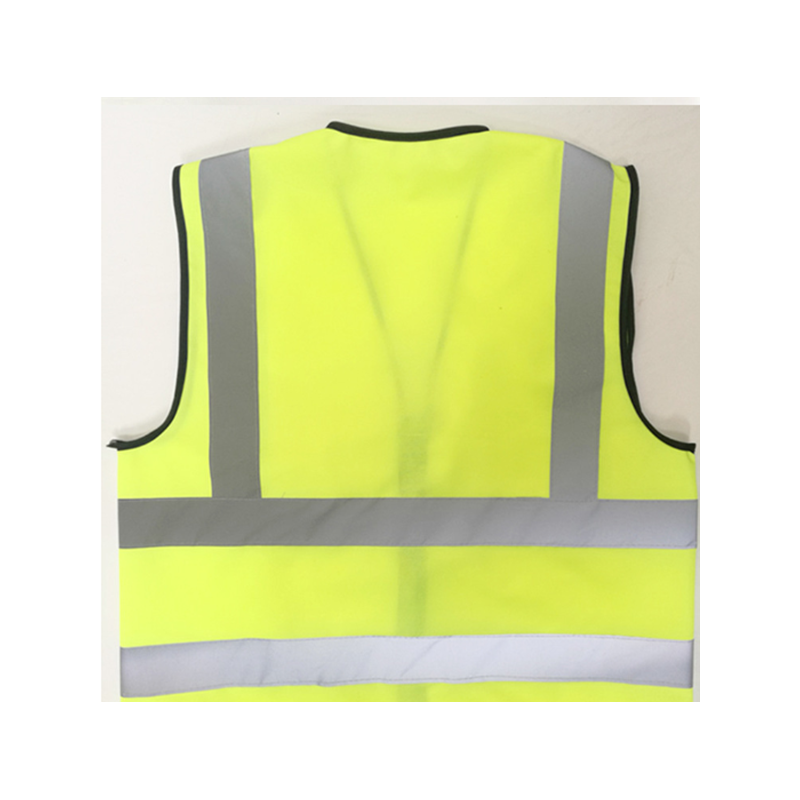 6 Pieces Reflective Vest Fluorescent Yellow High Visibility Safety Vest
