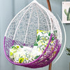 Indoor Hanging Basket Rattan Chair Single Rocking Chair Balcony Swing Reclining Chair Balcony Dormitory Black