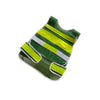 6 Pieces Reflective Vest Reflective Vest Green High Visibility Safety Vest