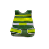 6 Pieces Reflective Vest Reflective Vest Green High Visibility Safety Vest