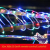 Solar Lamp String LED Color Lamp With Outdoor Waterproof Lamp Strip Courtyard Garden Balcony Villa Festival Decoration Color Lamp Flash Lamp