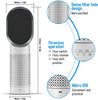 Air Purifier for Bedroom Home Office, H13 True HEPA Filter, 38° Rotation 28db Filtration System Air Cleaner