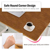 Mobile Side Table Movable Adjustable Laptop Computer Desk with Wheels Rolling Cart Portable Beside Sofa Couch Bed C-Shaped Dinner Tray Tables