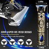 Professional T Outliner Trimmer, Electric Wireless Haircut T-Bladeds Trimmer with LCD Display