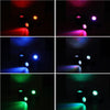 Solar Colorful Underwater Lamp Outdoor Waterproof Villa Courtyard Pool Rockery Flower Bed LED Lawn Landscape Solar Underwater Lamp 3 Lamp Caps