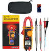 ECVV True RMS Digital AC/DC Clamp Meter 600A Multimeter Auto Range with Frequency Capacitance Temperature NCV Test Megohmmeter Data Hold