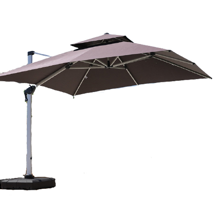 Outdoor Sunshade Courtyard Umbrella Terrace Garden Villa Outdoor Umbrella Sun Umbrella Stall Outdoor Roman Umbrella Space Aluminum