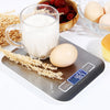 Max 11lb/5kg Digital Kitchen Scale 0.1oz / 1g High Accuracy Multifunction Food Scale ,Electronic Stainless Steel Scale Measures Weight in Grams and Ounces for Cooking Baking ,Backlight LCD Display