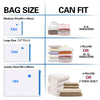 10 Pack large Space Saver Vacuum Storage Bags for packing ,Clothes, Blankets