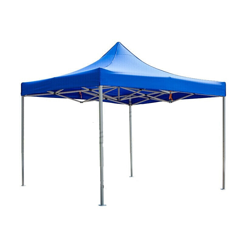 2x3 Reinforced Black Frame 3cm Blue Outdoor Folding Tent; ECVV AE