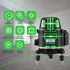 ECVV Laser level 3 Lines Green Light Professional Cross Marking Meter Self-leveling Horizontal Vertical Laser Ruler Spirit Level