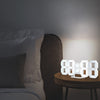 2 PCS 3D LED Desk Digital Wall Clock for Home Kitchen Living Room Office