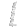 Zigzag Brochure Stand Portable Literature Stand Applicable A4 Folding Data Rack Magazine Rack with Oxford Cloth Bag