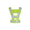 15 Pieces Reflective Safety Strap Safety Vest Fluorescent Yellow Highlight Traffic Safety Warning Reflective Vest Construction Riding Safety Suit