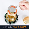 Portable Mini Alcohol Stove for Backpacking Lightweight Brass Spirit Burner with Aluminium Stand for Camping Hiking