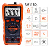 RICHMETERS NCV Digital Multimeter 600V AC/DC Voltage Meter 6000 Counts Auto Ranging Flash Back Light Large Screen