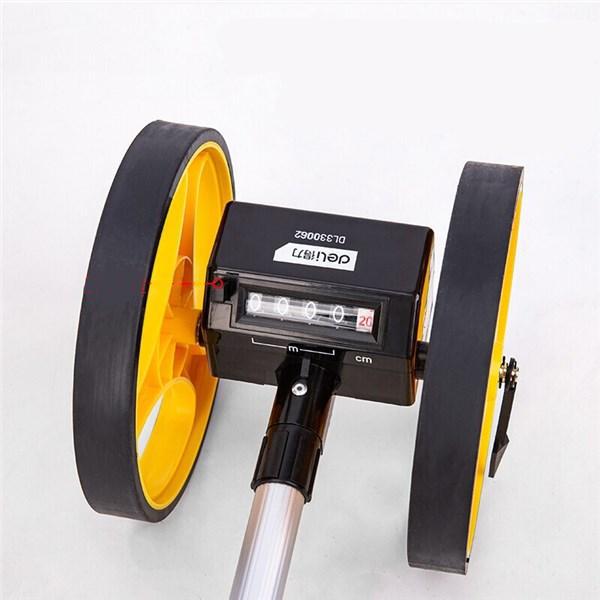 Deli 150mm Mechanical Wheel Range Finder Dual Wheel Distance Meter DL330062