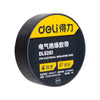 Deli 50 Rolls Black Electrical Insulation Tape 0.13mm*18mm*10m Tape DL5261