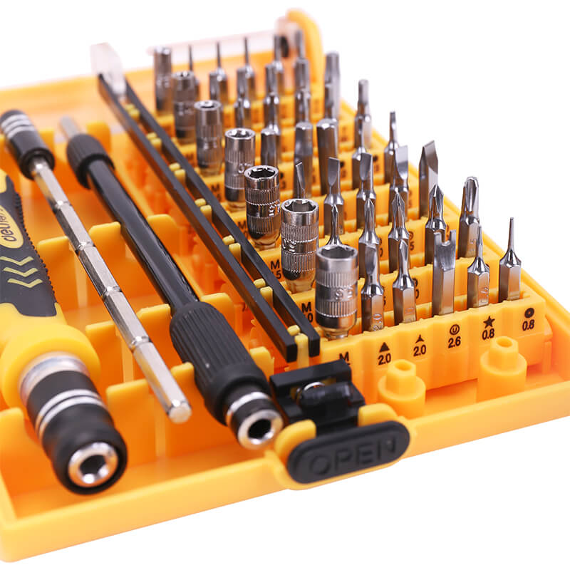 Deli 10 Packs Electronic Precision Maintenance Set 45pcs Electronic Precision Repair DL1045D