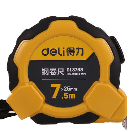 Deli 30 Pieces Measuring Tape 7.5mx25mm Rubber and Plastic Steel Measuring Tape DL3798