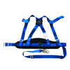 Half Body Industrial Safety Harness Roof Construction Fall Protection Adjustable for Aerial Work, Electrician, Outdoor, Construction, Rappelling （With 1.5m Shock Absorbing Lanyard）