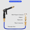 High Pressure Water Spray Gun With Flexible Garden Hose 50ft Expandable Hose Car Wash Garden Watering Washer Water Gun