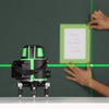 ECVV Laser level 3 Lines Green Light Professional Cross Marking Meter Self-leveling Horizontal Vertical Laser Ruler Spirit Level