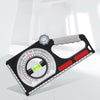 Slope Measuring Instrument Multifunctional Slope Protractor With Mountaineering Ring Magnetic ABS Goniometer Slope Meter Angle Ruler For Construction