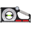 Slope Measuring Instrument Multifunctional Slope Protractor With Mountaineering Ring Magnetic ABS Goniometer Slope Meter Angle Ruler For Construction