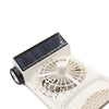 Solar Fan Lamp 3-In-1 Multifunctional Solar Camping Lamp USB Charging Portable Fan, For Outdoor Camping Travel