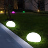 Pebble LED Bulb Solar Rechargeable Outdoor With Remote Control Color Changing Waterproof Landscape Lamp For Lawn Garden