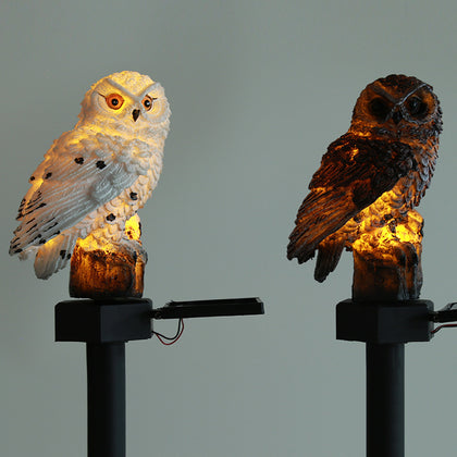 Owl Solar Light 3 Pack Outdoor Garden Solar Powered Light, LED Waterproof with Stake for Garden Lawn Pathway Yard Decortions
