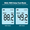 ECVV Sound Level Meter Portable Digital Noise Meter Tester with LCD Backlight Display Decibel Meter with Data Record Function Measuring Range 30~130dBA