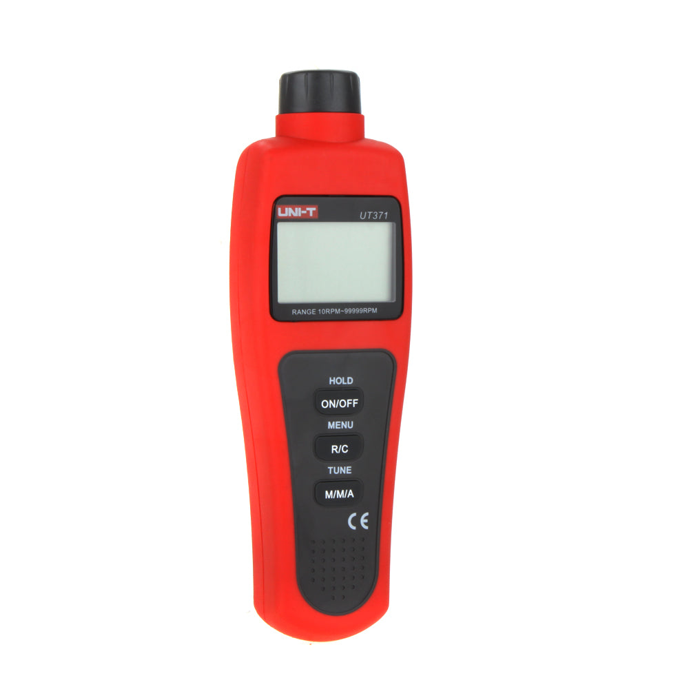 UNI-T Tachometer 99999 Counts New Air Speed Anemometro Data Hold Non-Contact Digital Professional Tachometers UT371