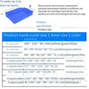 6 Pieces Plastic Square Plate Rectangular Turnover Box Plastic Square Box Parts Box Tray Large Shallow Plate 3 Square Plate Red 560 * 380 * 80