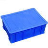Turnover Box Thickened Rectangular Plastic Frame With Cover Logistics Large Plastic Box Turtle Box Fish Storage Box Basket ([with Cover] 600 * 485 * 355mm)