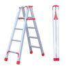 Reinforced Aluminum Alloy Ladder Double Side Folding Ladder Herringbone Ladder Engineering Ladder / Warehouse Decoration Ladder