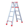 Reinforced Aluminum Alloy Ladder Double Side Folding Ladder Herringbone Ladder Engineering Ladder / Warehouse Decoration Ladder