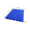 Plastic Pallet Warehouse Base Plate Plastic Card Board Floor Plate Grid Plate Multi-functional Base Plate Circular Hole Blue 100 * 80 * 5cm