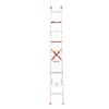 Step By Step Stable Aluminum Alloy Expansion Ladder Single Side 10m