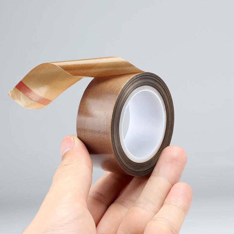 6 Pieces Teflon Tape Vacuum Packaging Machine Sealing Mechanism Bag Machine Photovoltaic Medicine Mold Protection Teflon High Temperature Tape Insulation Width 3.8 Cm * 10 M Length * 0.13 Mm Thickness