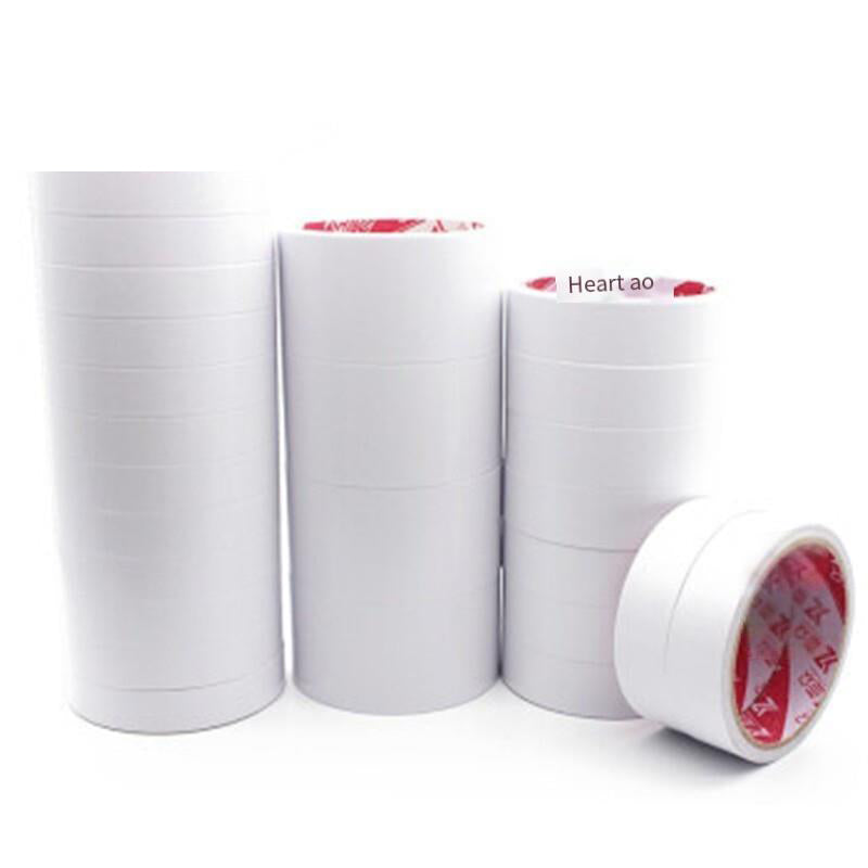 6 Pieces Double Sided Packing Tape For Office, Home, DIY Use Hot Melt Sealing Tape 18mm*9m 12 Rolls / Barrel