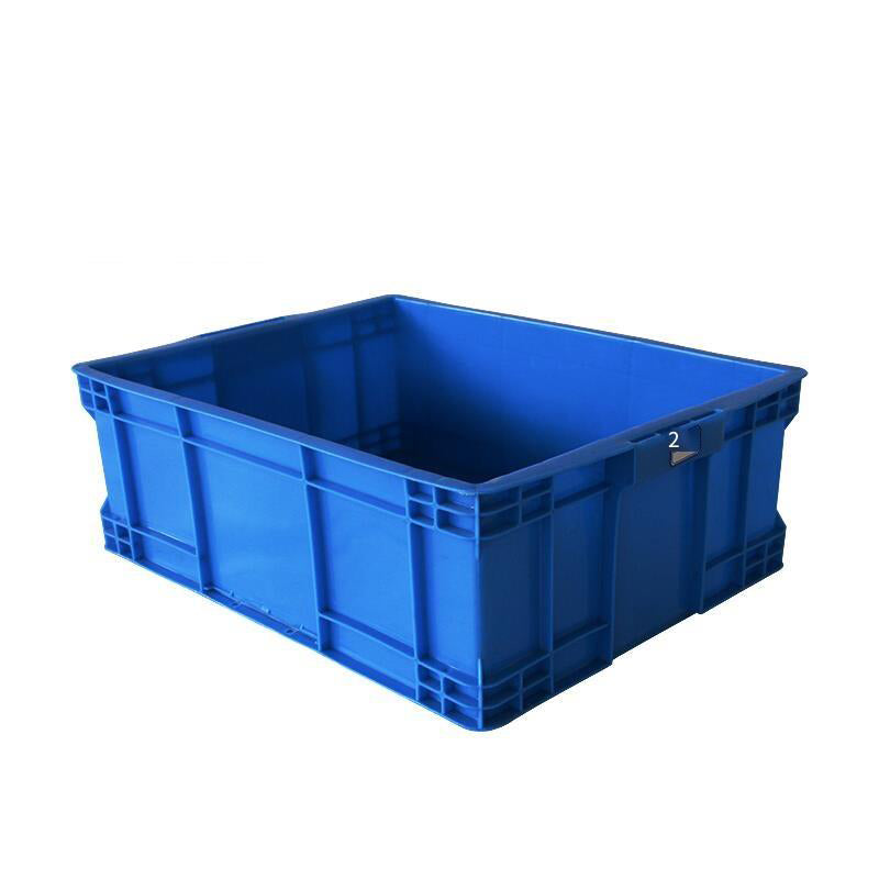 Thickened Turnover Box Rectangular Plastic Box Logistics Box Can Be Covered With Finishing Box Plastic Box Box Blue