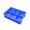 6 Pieces Plastic Hardware Box 440 * 320 * 100mm Parts Box Fixed Compartment Box Classified Storage Box Separated Turnover Box Screw Accessories Toolbox 2 Grids 3 Grids 4 Grids 6 Grids 8 Grids Blue Large 6 Grids
