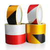 6 Pieces Reflective Warning Tape 5cm Wide Labeling Tape Reflective Tape Fire Reflective Strip Workshop Garage Ground Marking Safety Zone Warning Line Red