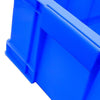 6 Pieces Thickened Plastic Logistics Turnover Box Parts Box Material Storage Box Classification Basket Tool Box Moving Finishing Box Blue 410 * 305 * 147mm